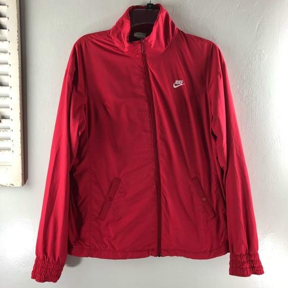 Nike Jackets & Blazers - Nike Windbreaker Jacket Size Large 12-14 Red